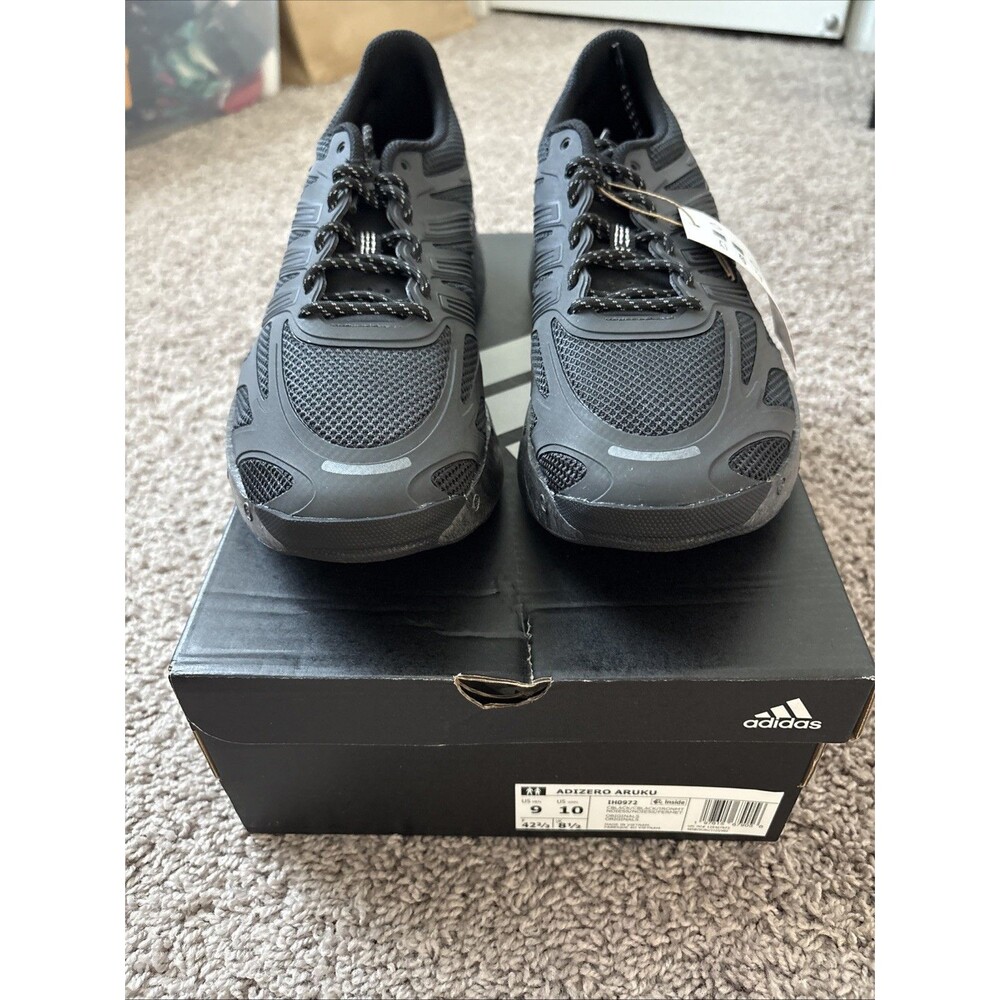 Adidas adiZero Aruku Black Iron Metallic Men's Size 9 Authentic IH0972 New